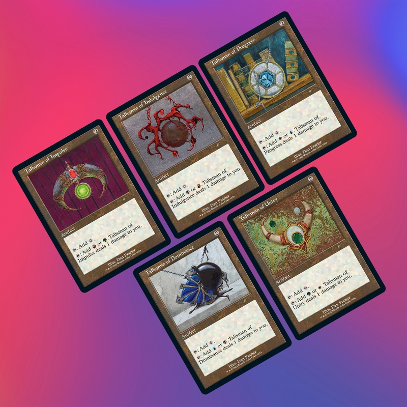 Magic The Gathering CCG: Secret Lair - Allied Talismans Foil Etched