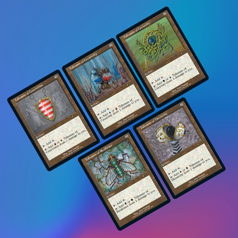Magic The Gathering CCG: Secret Lair - Enemy Talismans Foil Etched