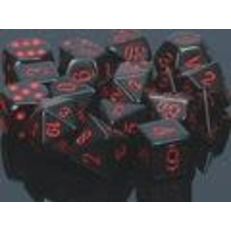 Opaque: Poly Set Black/Red (7)