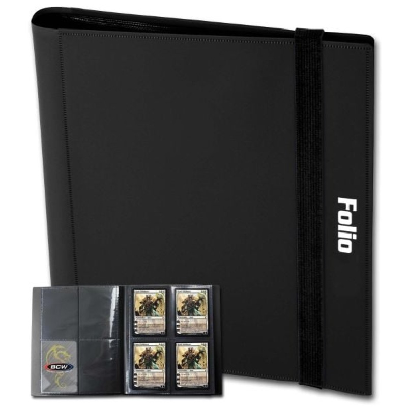 Card Folio 4-Pocket Album - Black