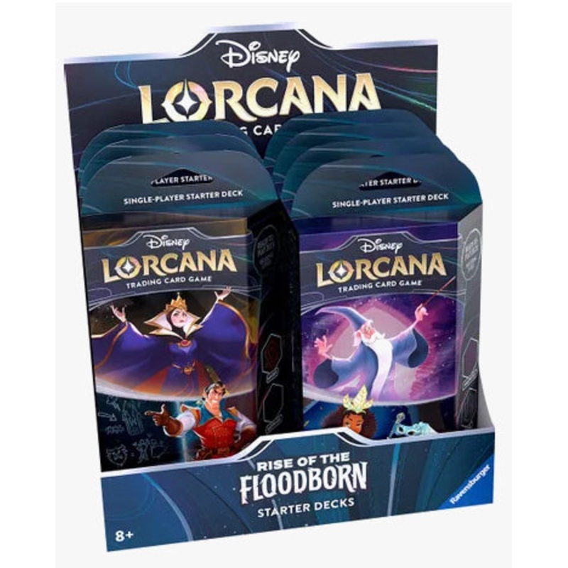 Disney Lorcana TCG: Rise of the Floodborn Starter Deck Amber Sapphire