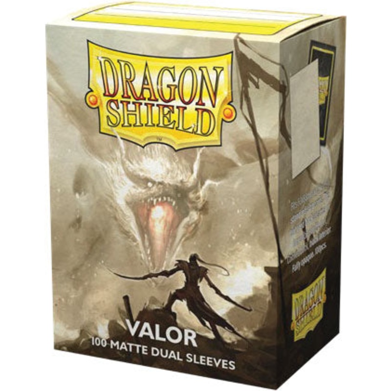Dragon Shields: (100) Matte Dual - Valor