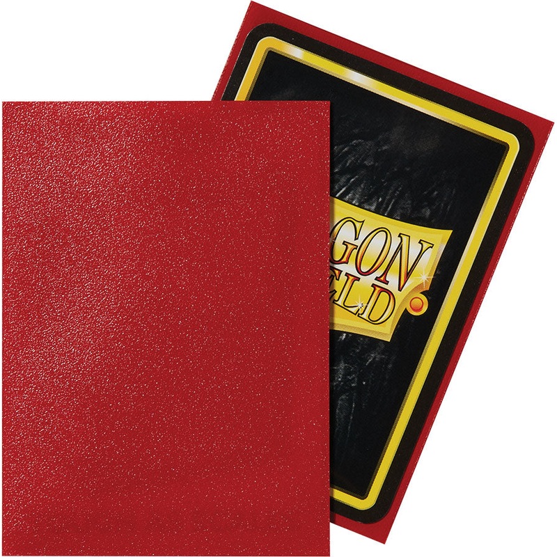 Dragon Shields: (100) Matte Ruby