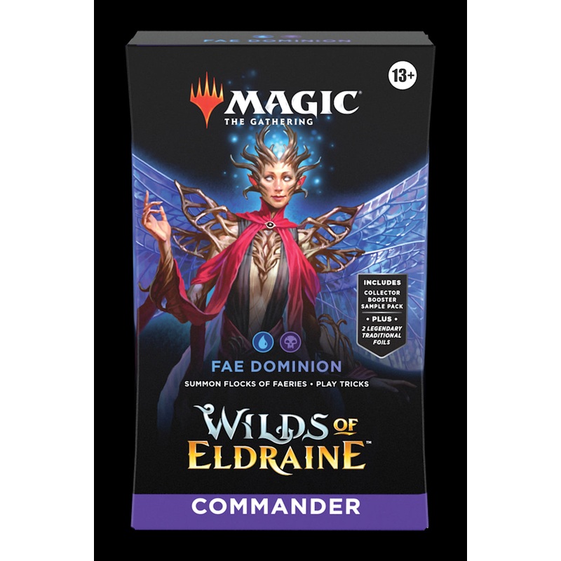 Magic the Gathering CCG: Wilds of Eldraine Commander Deck- Fae Dominion