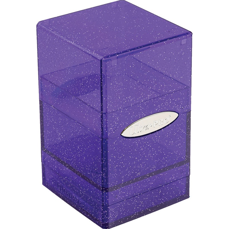 Satin Tower - Glitter Purple
