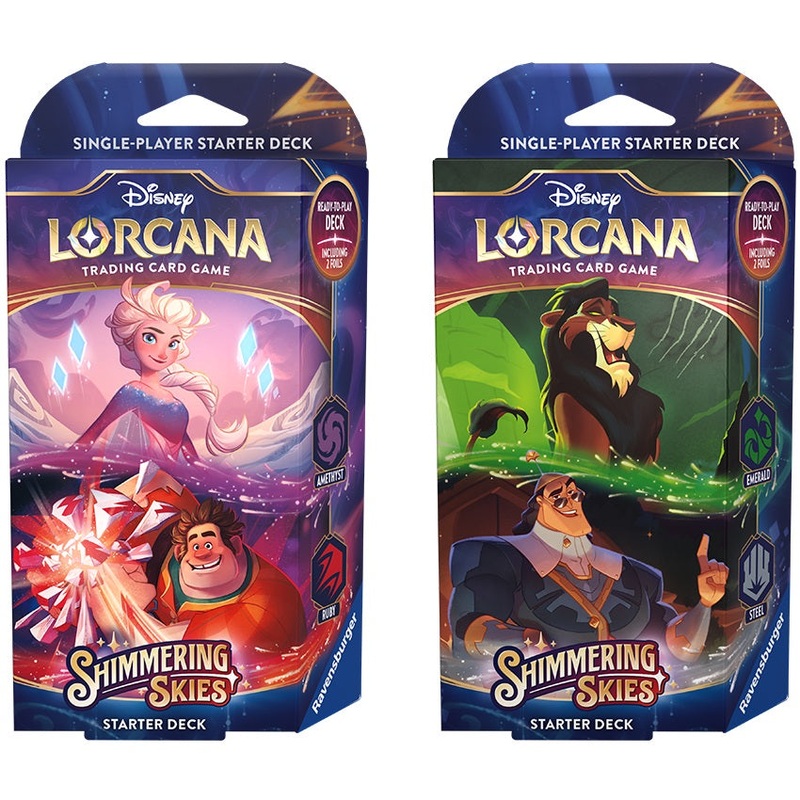 Disney Lorcana TCG: Shimmering Skies - Starter Deck Amethyst & Ruby
