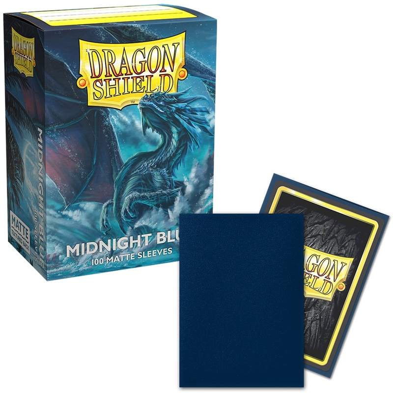 Dragon Shields: (100) Matte - Midnight Blue (DISPLAY 10)