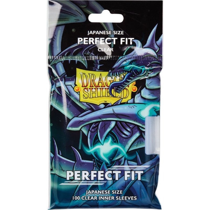 Dragon Shields: Japanese (100) Perfect Fit Top-Loading - Clear (DISPLAY 15)