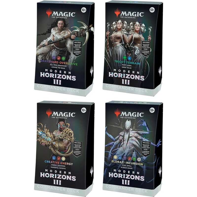 Magic the Gathering CCG: Modern Horizons 3 Commander Deck Carton (4)