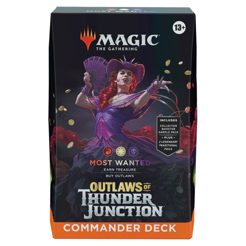 Magic the Gathering CCG: Most Wanted - Outlaws of Thunder Junction Commander Deck
