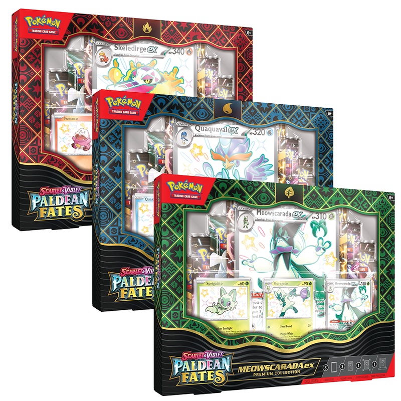 Pokemon TCG: Scarlet & Violet - Paldean Fates Pokemon ex Premium Collection