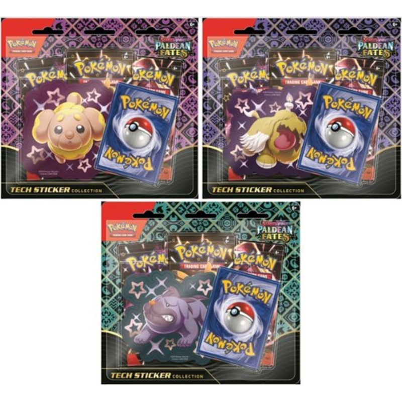 Pokemon TCG: Scarlet & Violet - Paldean Fates Tech Sticker Collection