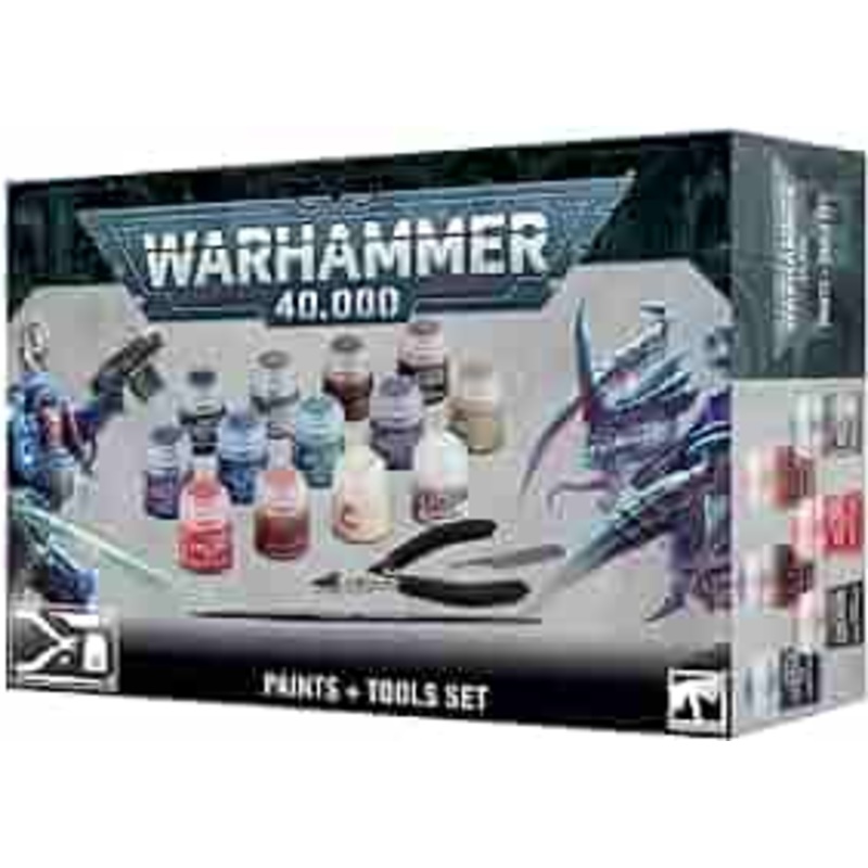 Warhammer 40K: Paints + Tools Set