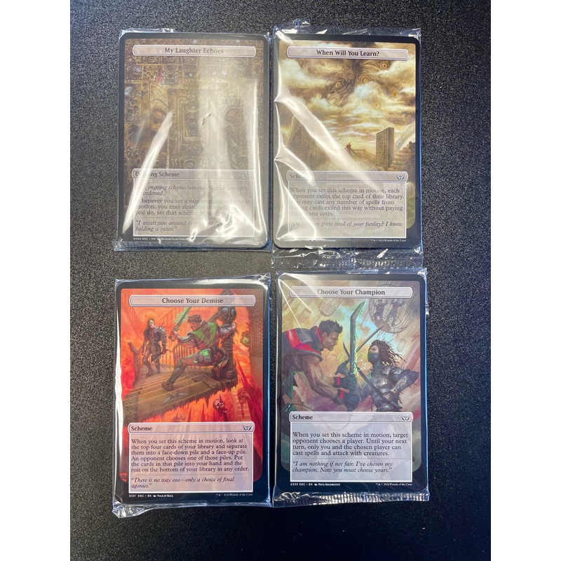 Duskmourn Archenemy Sealed 4-Pack