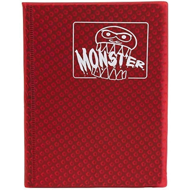 Monster Binder 4 Pocket Holofoil Red
