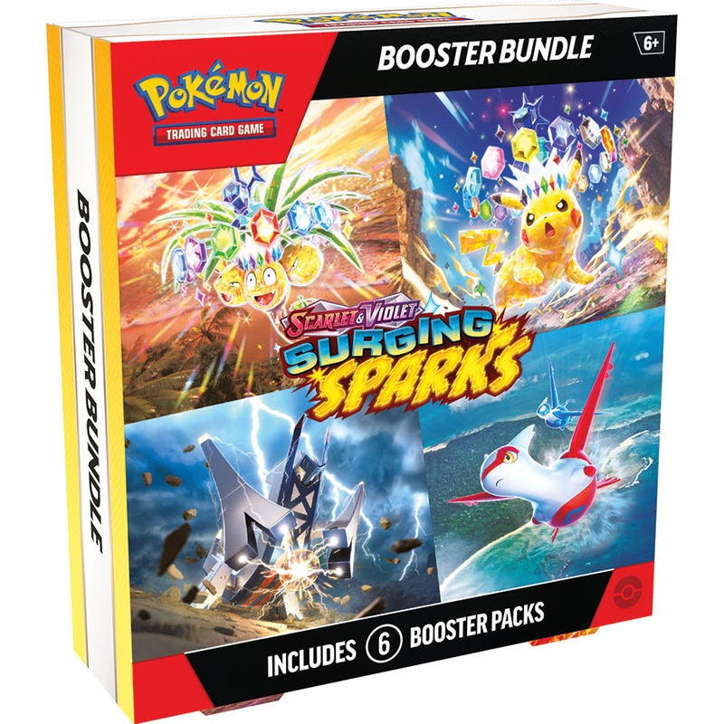 Pokemon TCG: Scarlet & Violet - Surging Sparks Booster Bundle (6 packs)