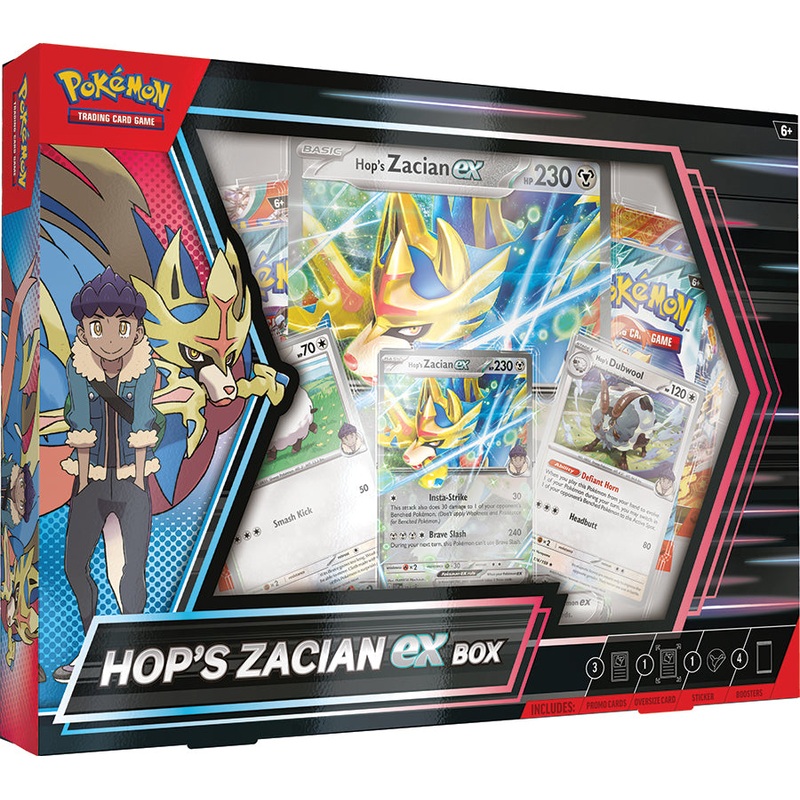 Pokemon TCG: Hop`s Zacian ex Box