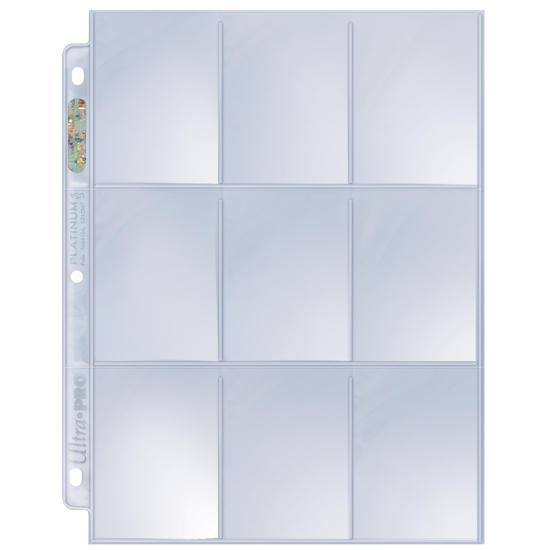 9 Pocket Card Pages (100)