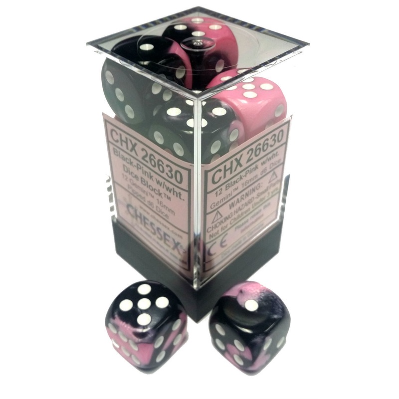Gemini 2: 16mm D6 Black Pink/White (12)