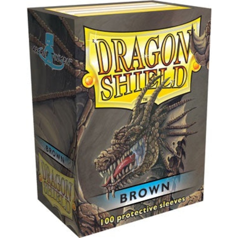 Dragon Shields: (100) Brown