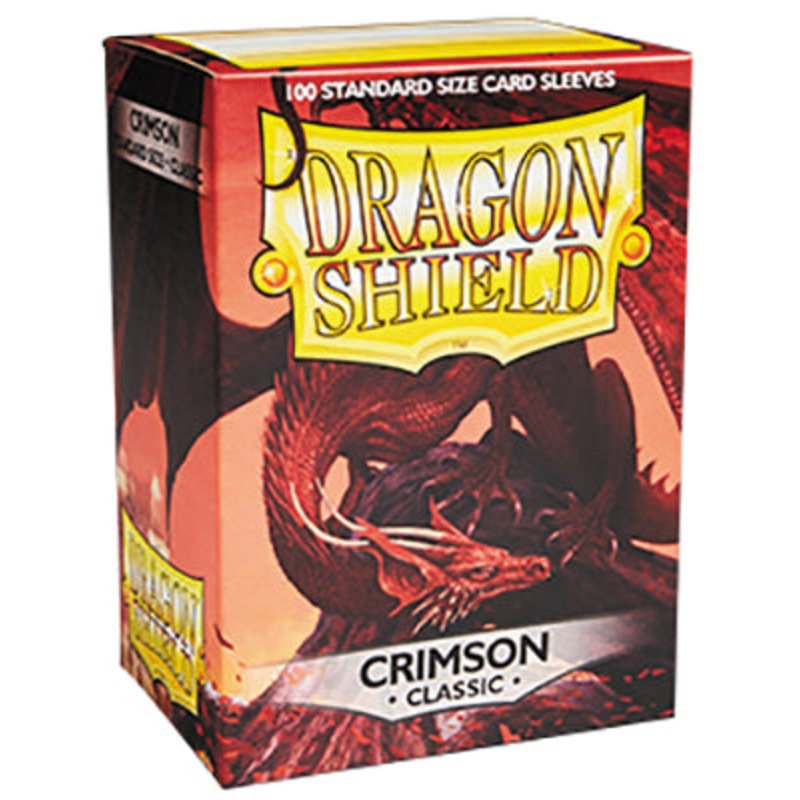 Dragon Shields: (100) Classic Crimson