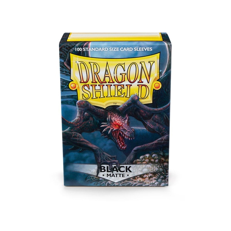 Dragon Shields: (100) Matte Black