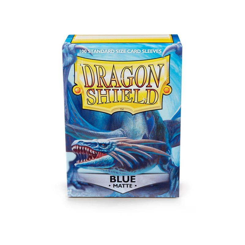 Dragon Shields: (100) Matte Blue