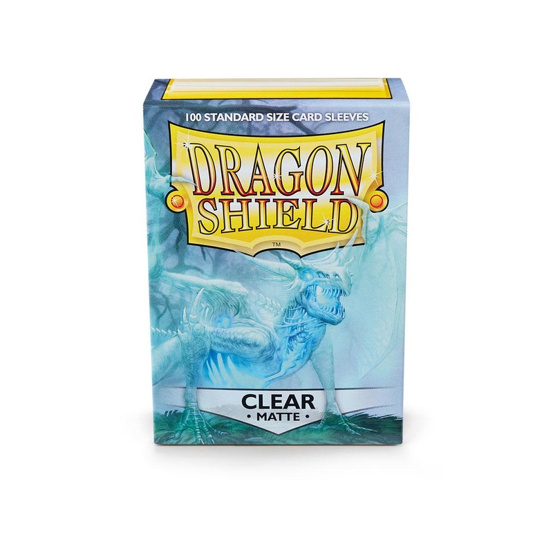 Dragon Shields: (100) Matte Clear