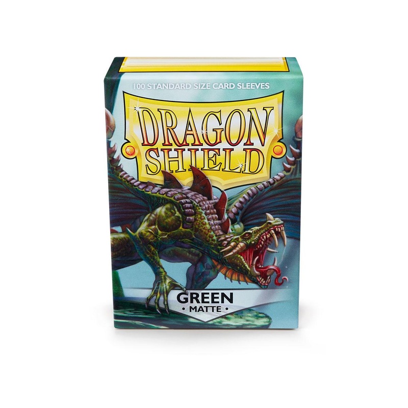 Dragon Shields: (100) Matte Green