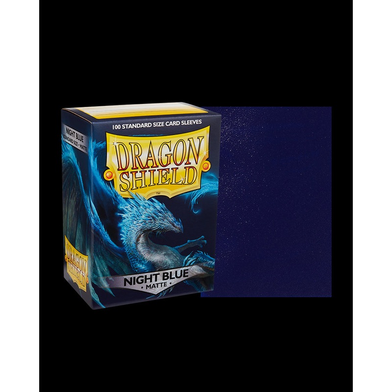Dragon Shields: (100) Matte Night Blue