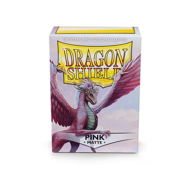Dragon Shields: (100) Matte Pink
