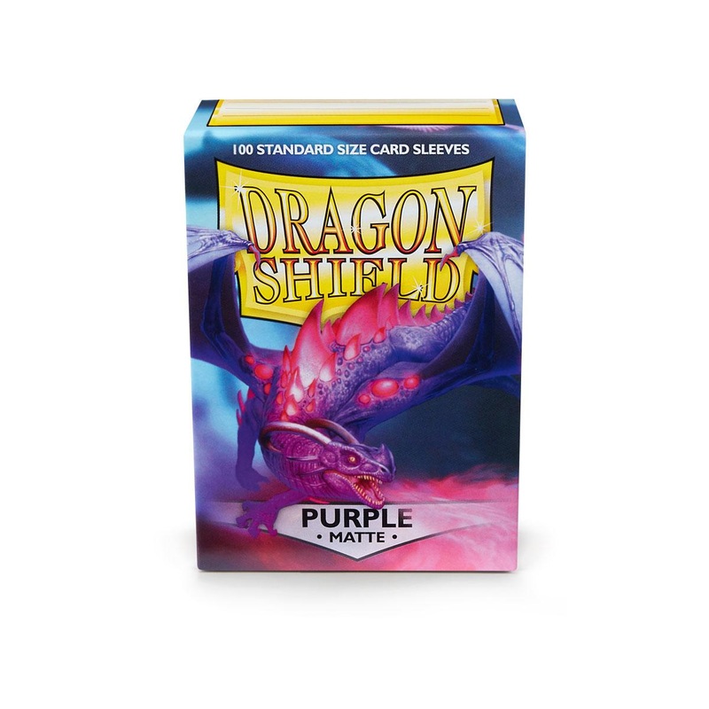 Dragon Shields: (100) Matte Purple