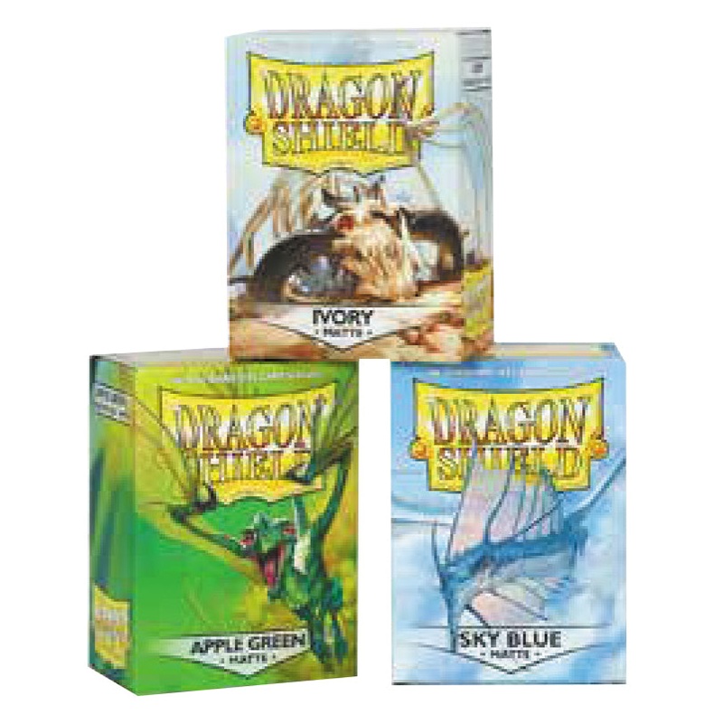 Dragon Shields: (100) Matte Sky Blue