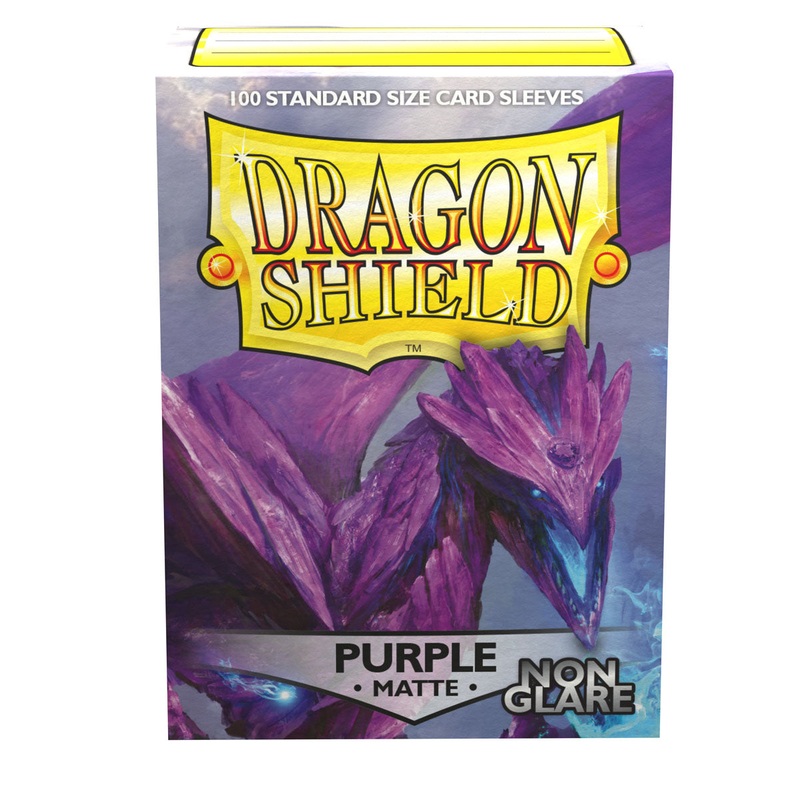 Dragon Shields: (100) Non Glare Matte Purple
