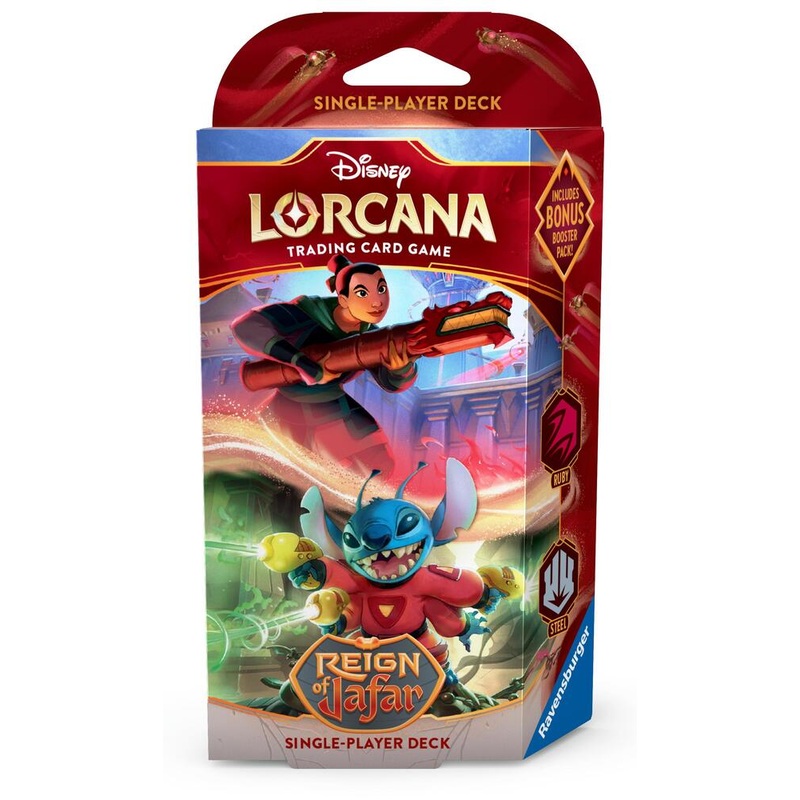 Disney Lorcana TCG: Reign of Jafar - Ruby & Steel - Starter Deck
