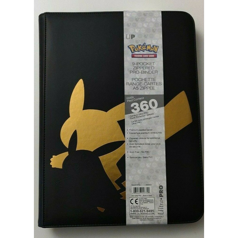 Pokemon: 9-Pocket Zippered Pro-Binder: Elite Series - Pikachu