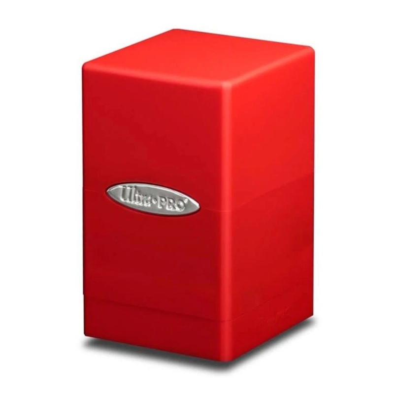 Satin Tower 100+ Deck Box: Apple Red