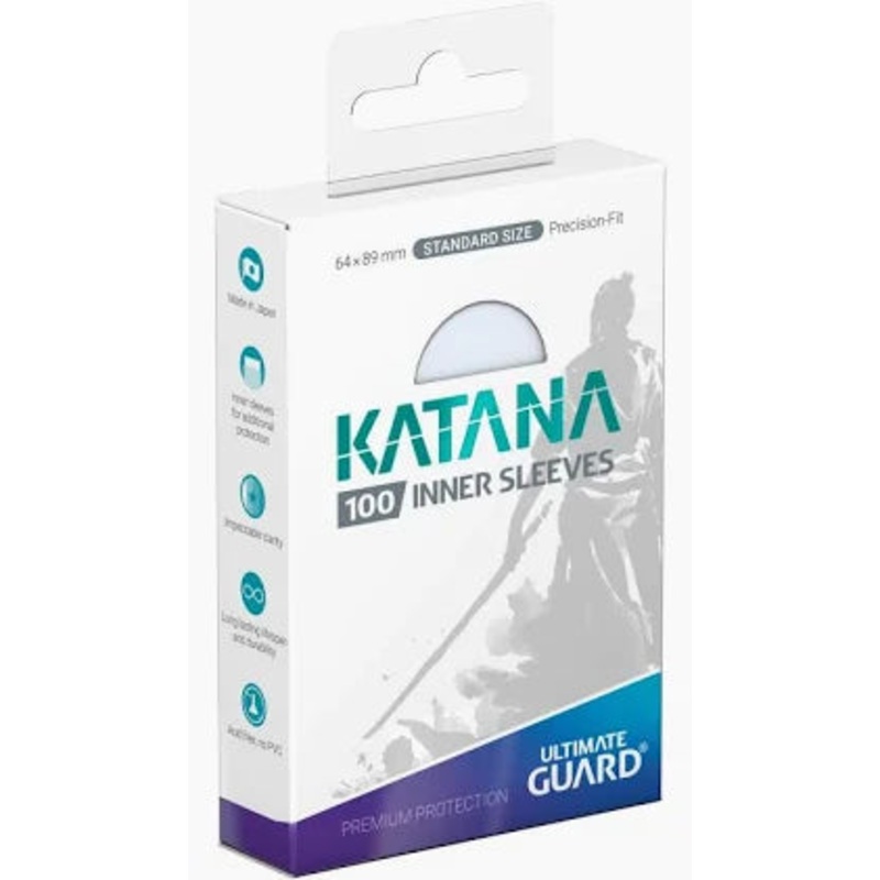 Ultimate Guard Katana Inner Sleeves - Transparent - Standard Size